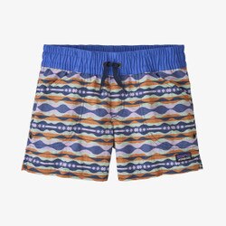 Patagonia Costa Rica Baggies Short Girls' in Coast Highway Tidepool Blue